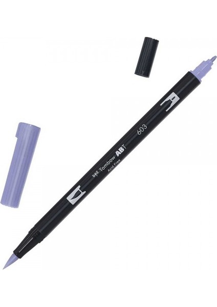: Ab-T Dual Brush Pen Grafik Kalemi : Periwinkle 603