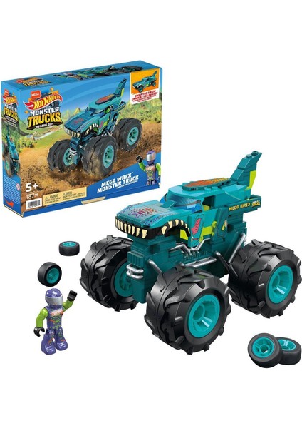 HDJ95 , Hot Wheels Wrex Monster Truck, 187 Parça, +5 Yaş