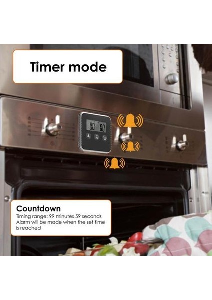 Dijital Et Termometre Anında Oku Gıda Probu Termometre ile Akıllı Pişirme Zamanlayıcı Gıda Termometre ile Büyük Ekran Ekran | Mutfak Zamanlayıcıları (Yurt Dışından)