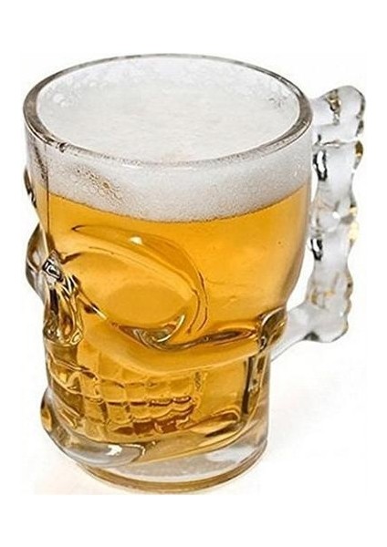 400 ml Bar Kupa Kafatası Kupası Shot Cam Bira Şarap Cam Kristal Kafatası Kafa Cam Kupası Viski Şarap Votka Bar Kulübü Drinkware | Bira Steins (Yurt Dışından)