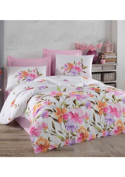 Altınbaşak Çift Kişilik Nevresim Takımı Pamuk Ranforce Cozy Candy