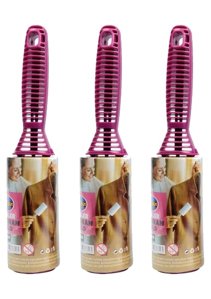 3'lü Myclean Tüy Toplama Yapışkan Rulo 60 Yaprak