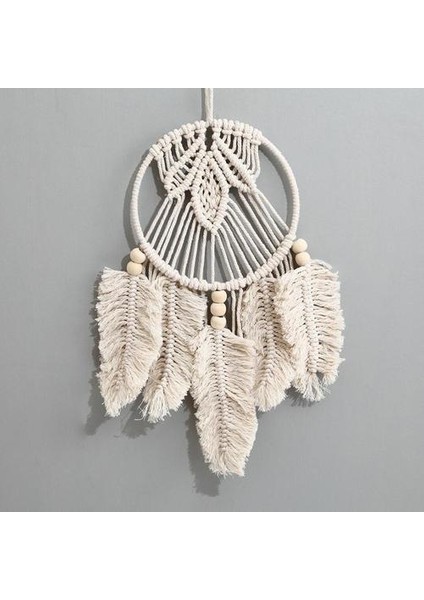El Yapımı Dokuma Rüya Catcher Boho Duvar Asılı Makrome Ev Süs Hediye Daire Yatak Odası Oturma Odası Dekor Için | Rüzgar Çanları ve asılı Süslemeler (20 * 42 Cm) (Yurt Dışından)
