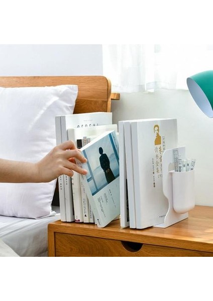 Geniş Uygulama Faydalı Çok Yönlü Kullanım Masaüstü Dekorasyonu Plastik Bookends Çevre Dostu Kitap Tutucu Sturdy Için Uygun | Bookends (Yurt Dışından)
