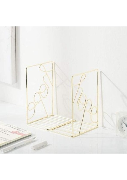Raflar Için Bookends, Dekoratif Metal Kitap Uçları, Umut Tasarım Kitap Tıpaları, Dekoratif Kitaplar Desteği | (Yurt Dışından) fiyatları