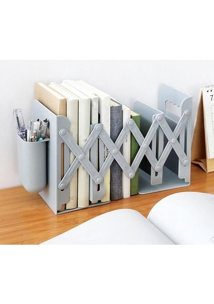 Raflar Raflar Için Geri Çekilebilir Bookends Kitap Desteği Ayarlanabilir Kitaplık Pen Tutucu Masası Organizatör Ofisi ile Ayarlanabilir Kitaplık | Bookends (Yurt Dışından) fiyatları