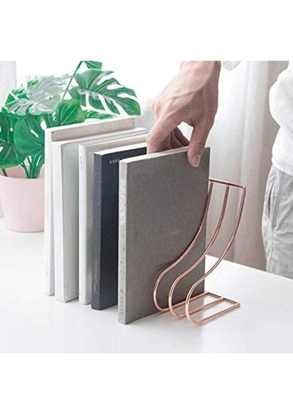 Izgara Dosya Depolama Raf Kitap Standı Bookend Dövme Organizatör Tutucu Ev Ofis Kitabı Kitap Rafları Için Binalar | Bookends (Yurt Dışından)