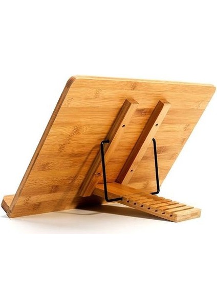 Ayarlanabilir Okuma Dinlenme Tablet Cook Ev Çalışma Odası Kitap Tutucu Katlanabilir Yemek Kitabı Standı Sayfalar Sabit Mutfak Bookends Raf Ahşap | (Yurt Dışından)