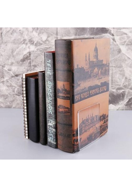 2 Adet Temizle Akrilik Bookends L Şekilli Masa Organizatör Masaüstü Kitap Tutucu Okul Kırtasiye Ofis Aksesuarları | Bookends (Yurt Dışından) fırsatları