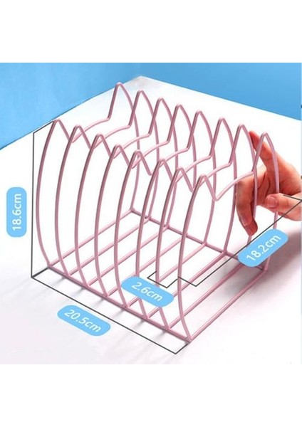 1 Adet Bookends Raf Tutucu Üçgen Ferforje Masaüstü Depolama Raf Kitaplık Dosya Dergisi Raf Organizatör | Bookends (Yurt Dışından)