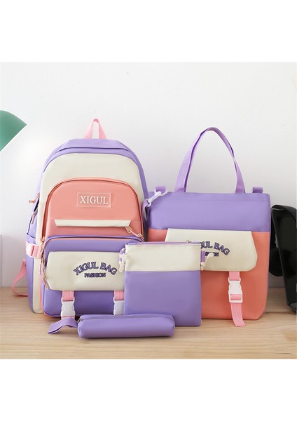 Öğrenci Büyük Kapasiteli Gündelik Moda Çok Parçalı Set(Yurt Dışından)