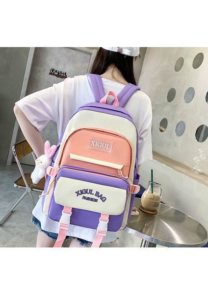 Öğrenci Büyük Kapasiteli Gündelik Moda Çok Parçalı Set(Yurt Dışından)