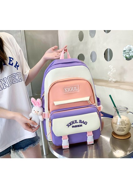 Öğrenci Büyük Kapasiteli Gündelik Moda Çok Parçalı Set(Yurt Dışından)