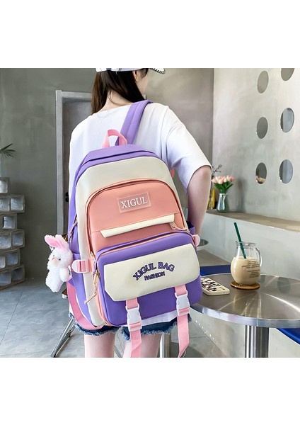 Öğrenci Büyük Kapasiteli Gündelik Moda Çok Parçalı Set(Yurt Dışından)