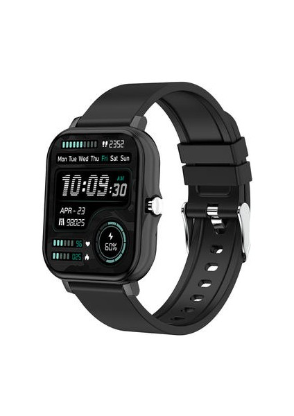 Erkekler Kadınlar Için Akıllı Izle 1.69 Inç Tam Dokunmatik Ekran Spor Çok Spor Modu Izci Kalp Hızı Uyku Monitörü | Akıllı Saatler (Siyah) (Yurt Dışından)