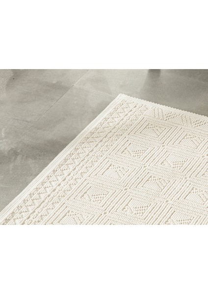 Shabby Pamuklu Kilim 50 x 80 cm Beyaz modelleri