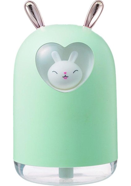 Güzel Pet Tavşan Hava Nemlendiricisi Serin Mist Aroma Araba Yeşili Için LED Gece Lambası (Yurt Dışından)