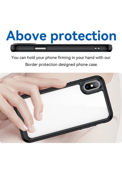 Iphone Xs / Xblack Için Renkli Serisi Akrilik Kılıf