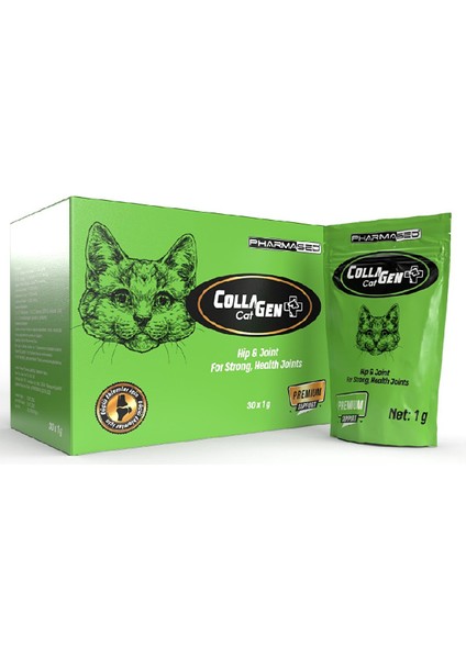 Collagen For Cat Kediler Için Kolojen 30X1GR 2 Kutu