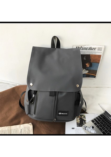 Unisex Sırt Çantası - Gri (Yurt Dışından) fiyatları