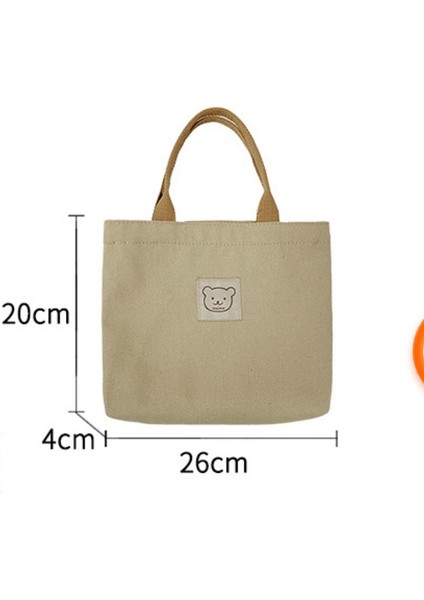 Büyük Kapasiteli Kanvas Çanta - Haki (Yurt Dışından) fiyatları