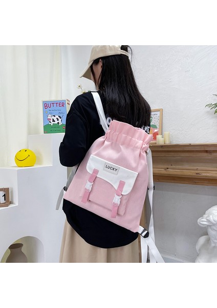 Büzgü Ipli Kanvas Omuz Çantası - Sarı (Yurt Dışından) fırsatları