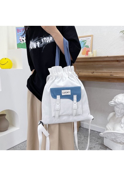 Büzgü Ipli Kanvas Omuz Çantası - Sarı (Yurt Dışından) indirimleri