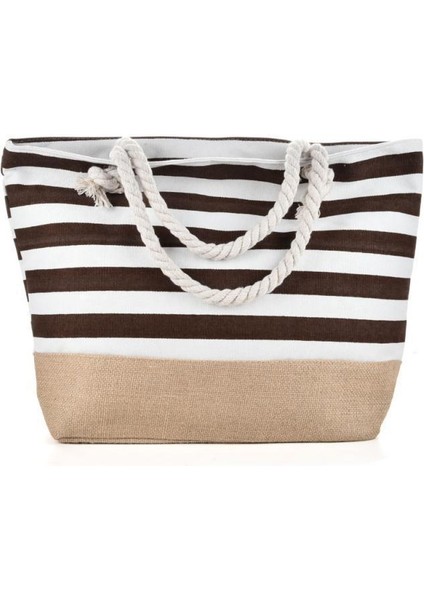 Günlük Kanvas Omuz Çantası - Kahverengi (Yurt Dışından)