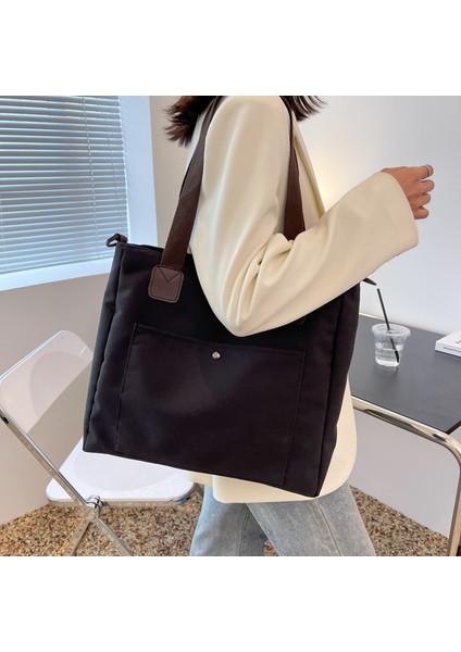 Moda Düz Renk Omuz Çantası - Haki (Yurt Dışından) fırsatları