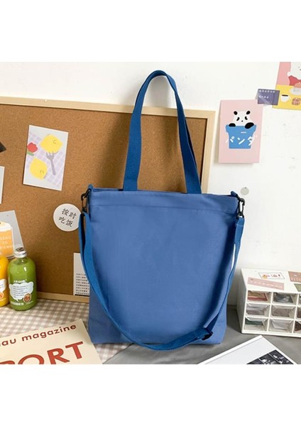 Öğrenci Kanvas Omuz Çantası - Haki (Yurt Dışından) fırsatları