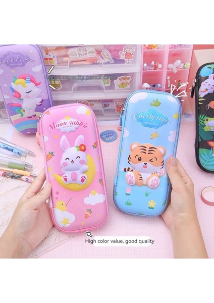 Sevimli Karikatür Kalem Kutusu - Mor (Yurt Dışından) fırsatları