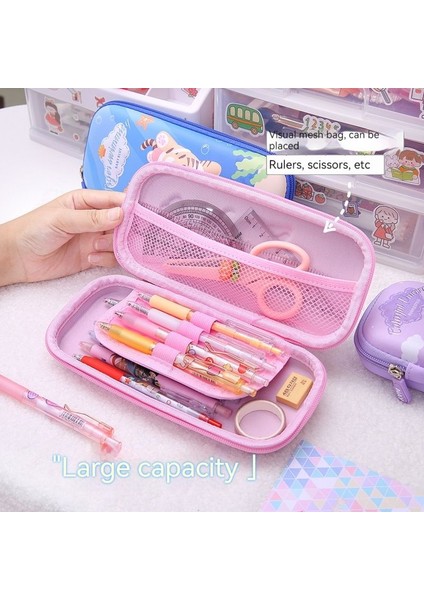 Sevimli Karikatür Kalem Kutusu - Mor (Yurt Dışından) indirimleri