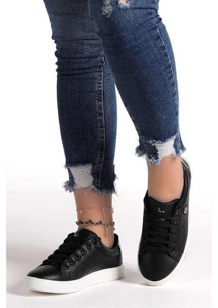 Tiggy Siyah Senaker Günlük Spor Ayakkabı V7 modelleri