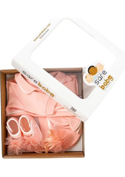 Lotus Serisi Patik Hediyeli Organik Kız Bebek Hastane Çıkışı 5li Set fiyatları