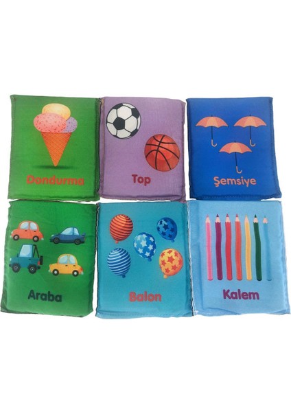 Birlik Oyuncak Babycim Eğitici Sayılar & Objeler Soft Kartları (6 Parçalı)