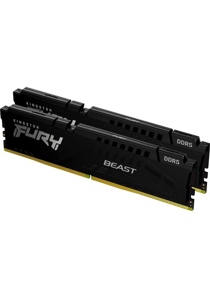 Exotic Home Fury beast 32GB 4800MHZ Ddr5 CL38 (Kıt Of 2) Dımm Black -Pc- KF548C38BBK2-32