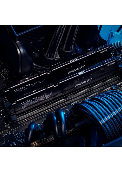 Exotic Home Fury beast 32GB 4800MHZ Ddr5 CL38 (Kıt Of 2) Dımm Black -Pc- KF548C38BBK2-32