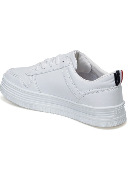 Surı Beyaz Kadın Sneaker Kalın Taban Ayakkabı