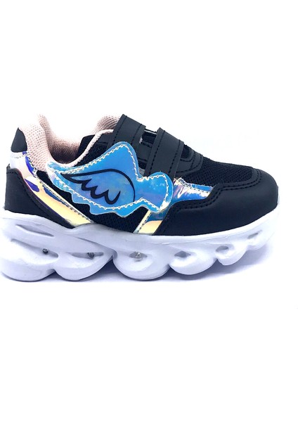 Melek Siyah Kız Çocuk Günlük Spor Ayakkabı