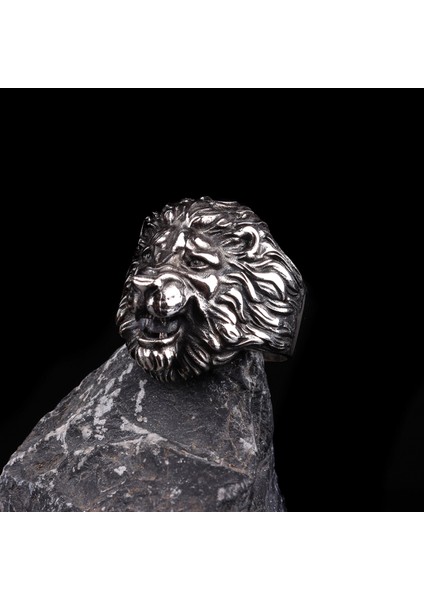 Aslan Motifi 925 Ayar Gümüş Yüzük indirimleri