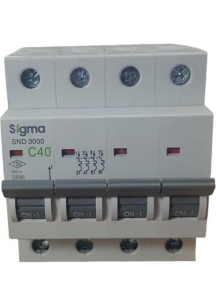 4X40A C/3ka W Otomatik Sigorta (3lü) Sigma