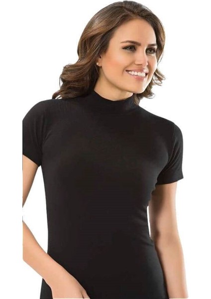 6228 Kısa Kollu Yarım Boğazlı Kadın Badi fiyatları