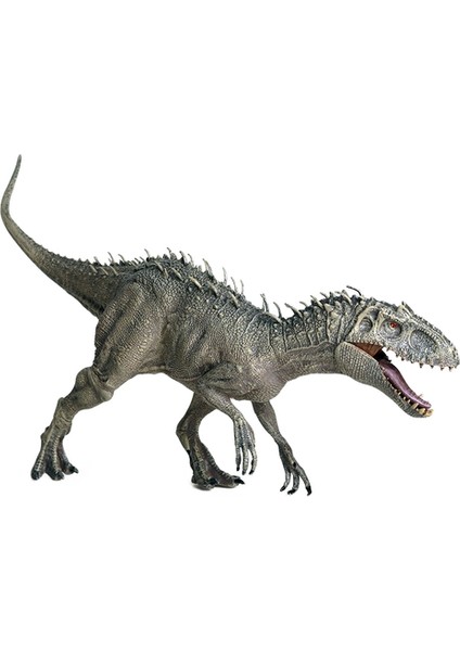 34 cm Jurassic Indominus Rex Aksiyon Figürleri Açık Ağız Savage Tyrannosaurus Dinossauro Dünya Hayvanlar Modeli Çocuk Oyuncak | Aksiyon Figürleri (Gri) (Yurt Dışından)