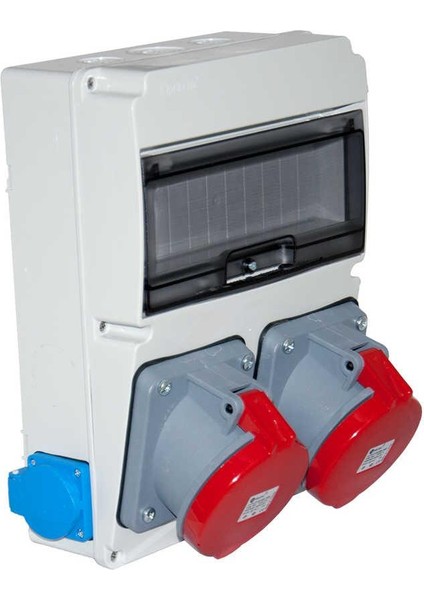 (5X32A. -IP44 - Eğik Makine Prizi) X2+(1X16A. Pano Prizi)X2