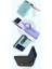 Samsung Galaxy Z Flip 3 Katlanır 2 Renkli Parmak Tutuculu Deri+Silikon Kılıf 4