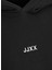 Yuvarlak Yaka Düz Siyah Kadın Sweatshirt 12200382 4