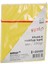 Oyal Mektup Kartı 665 x 85 mm 250 gr 25'li Sarı 1