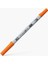 Ab-Tp Pro Dual Brush Pen Grafik Kalemi Orange 933 2