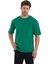 Erkek Basic Oversize Bisiklet Yaka %100 Pamuk Kısa Kol T-Shirt 1