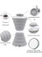 500ML Yaratıcı Silikon Katlanır Geri Çekilebilir Su Şişesi (Yurt Dışından) 3